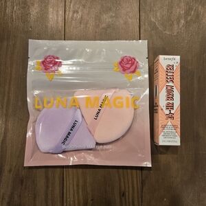 Benefit Brow Setter and Luna Magic Makeup Puffs Beauty Bundle